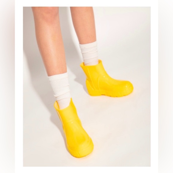 New UGG yellow Drizlita rain boots sherpa insole sz EU 38 7.5 8 - Picture 2 of 9